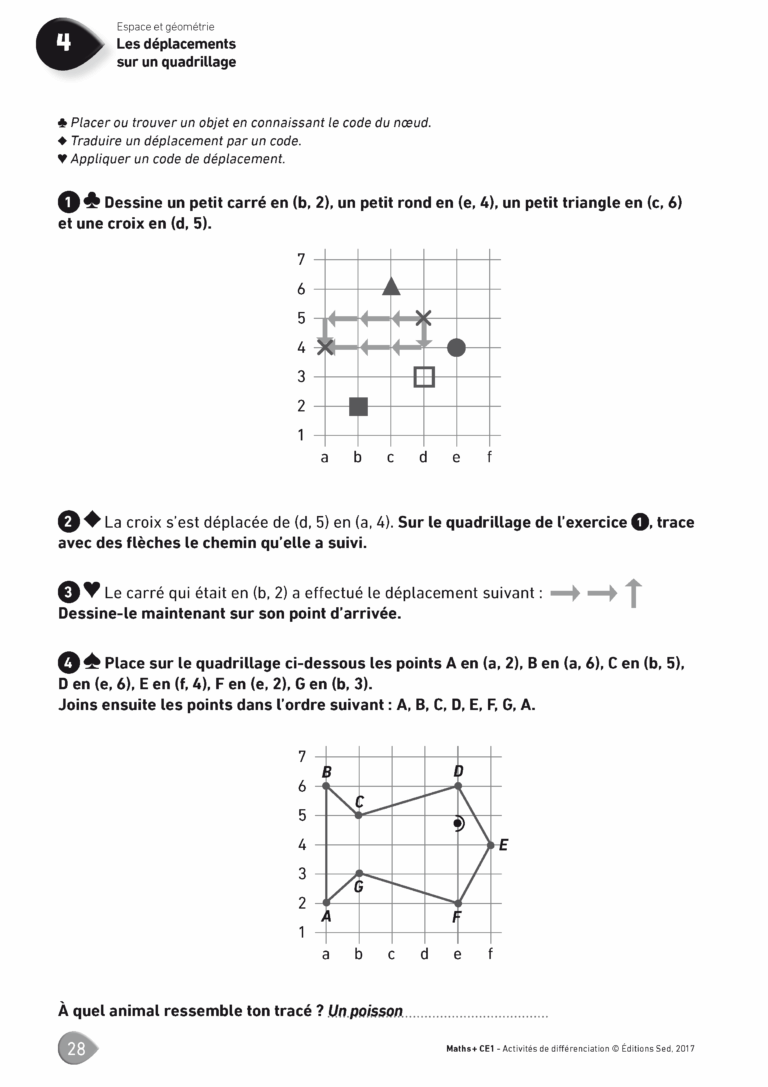 Aperçu : MATHS + – Classeur de différenciation – CE1 – Anciens programmes