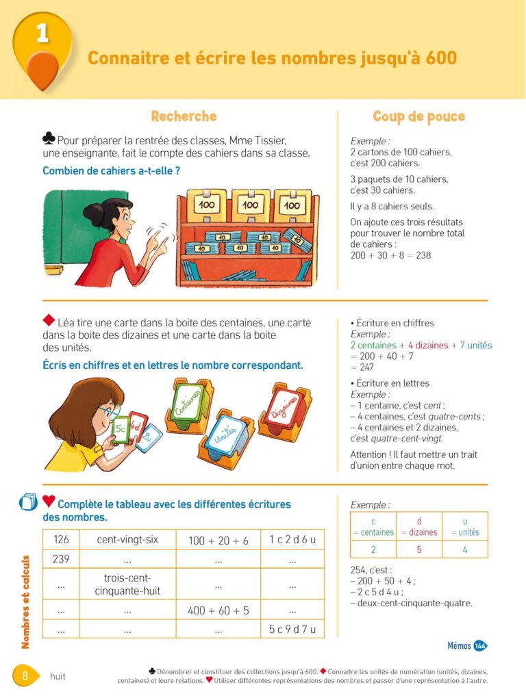 Aperçu : MATHS + – Manuel de l'élève – CE2 – Anciens programmes