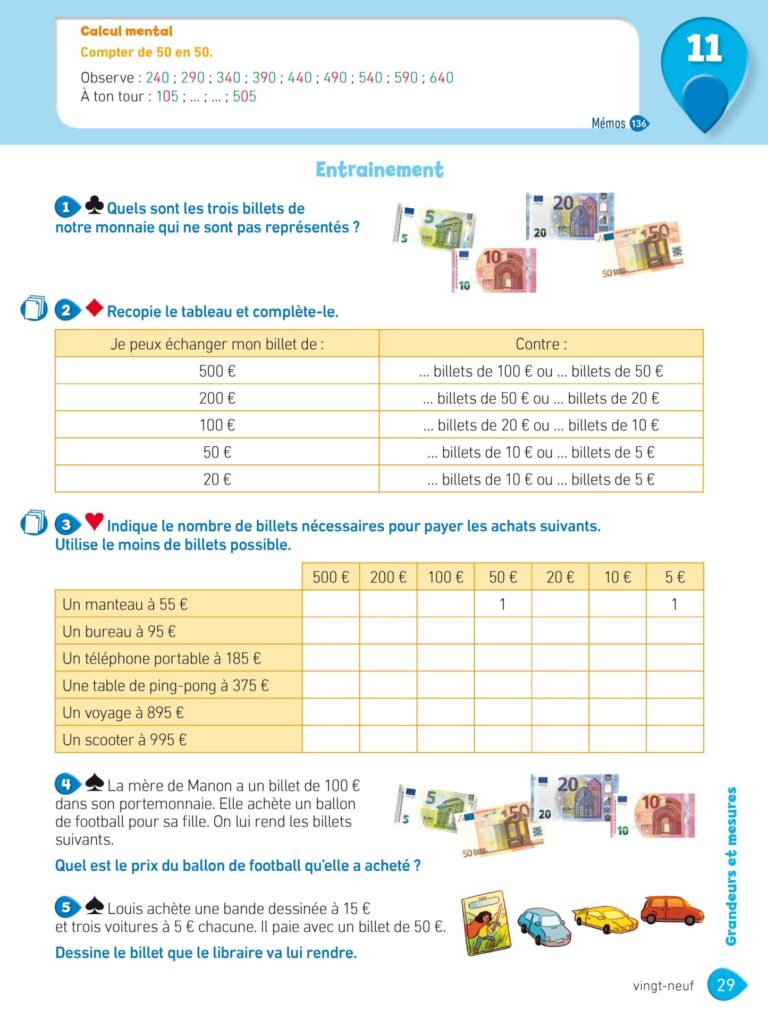 Aperçu : MATHS + – Manuel de l'élève – CE2 – Anciens programmes