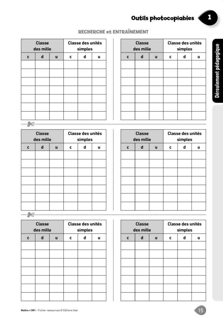 Aperçu : MATHS + – Fichier ressources + numérique – CM1 – Anciens programmes