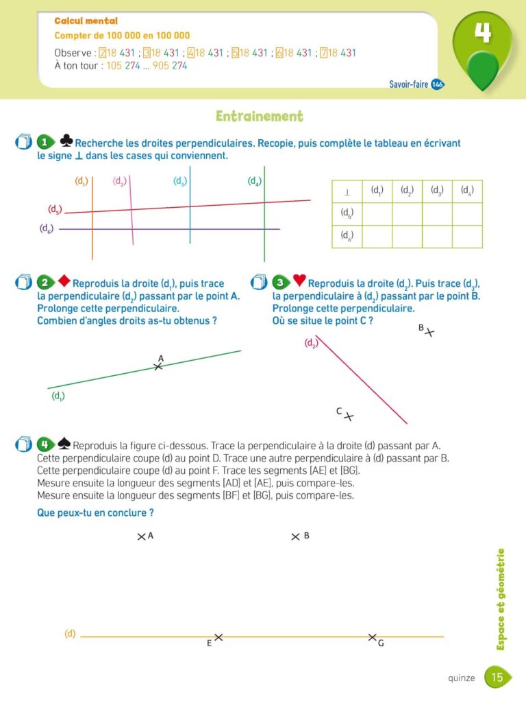 Aperçu : MATHS + – Manuel de l'élève – CM2 – Anciens programmes