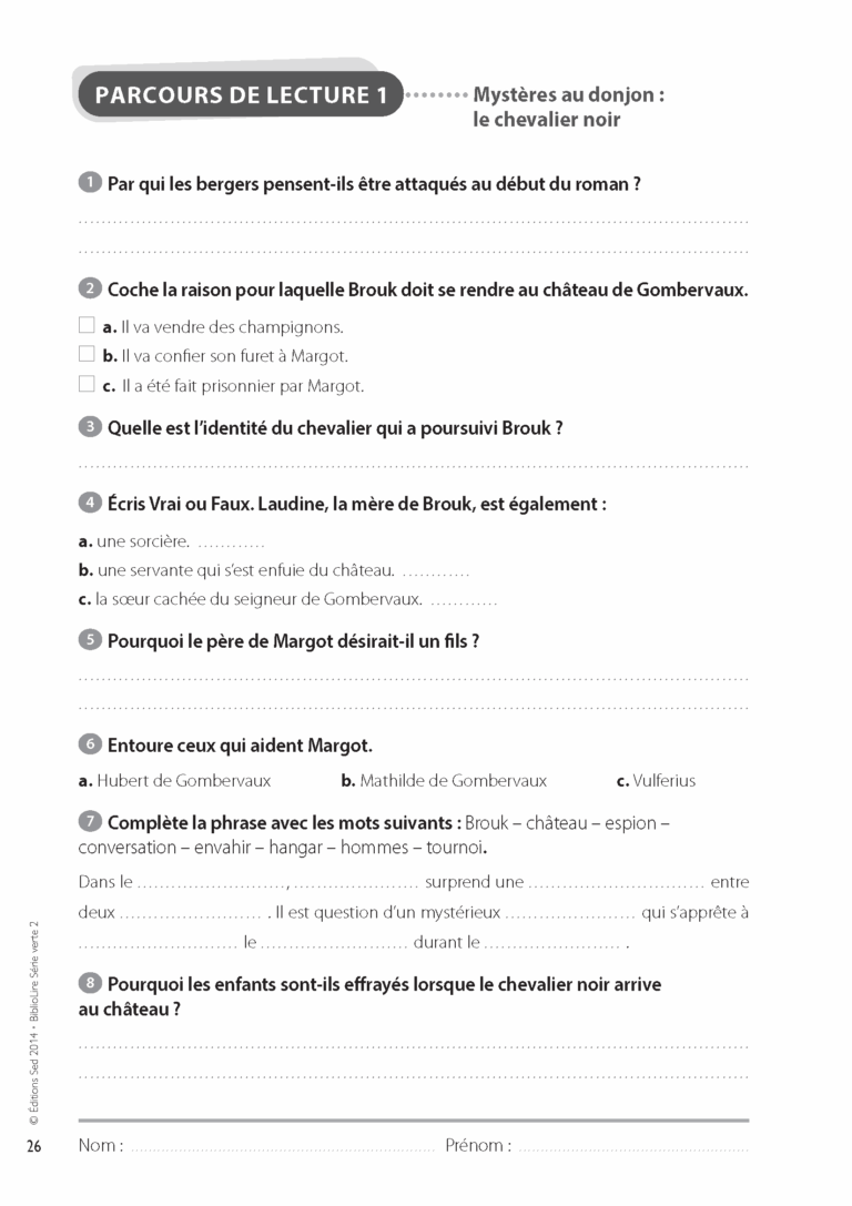Aperçu : Série verte – 10 ouvrages + FR – CM1