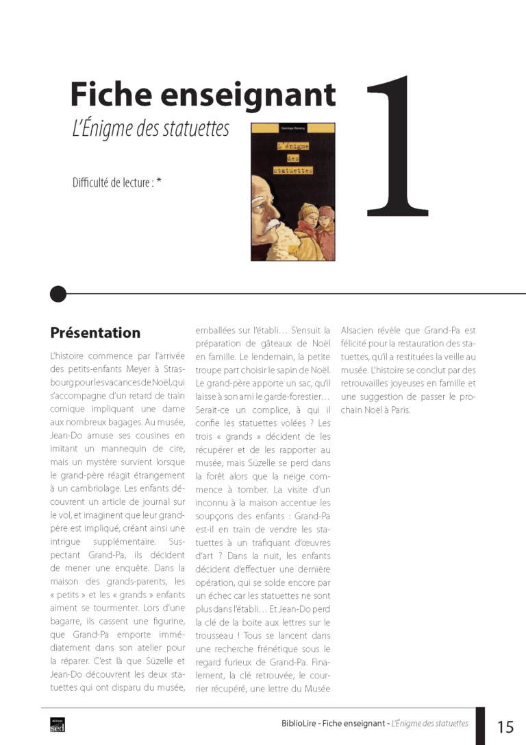 Aperçu : Série noire – 20 ouvrages + FR – Cycle 3