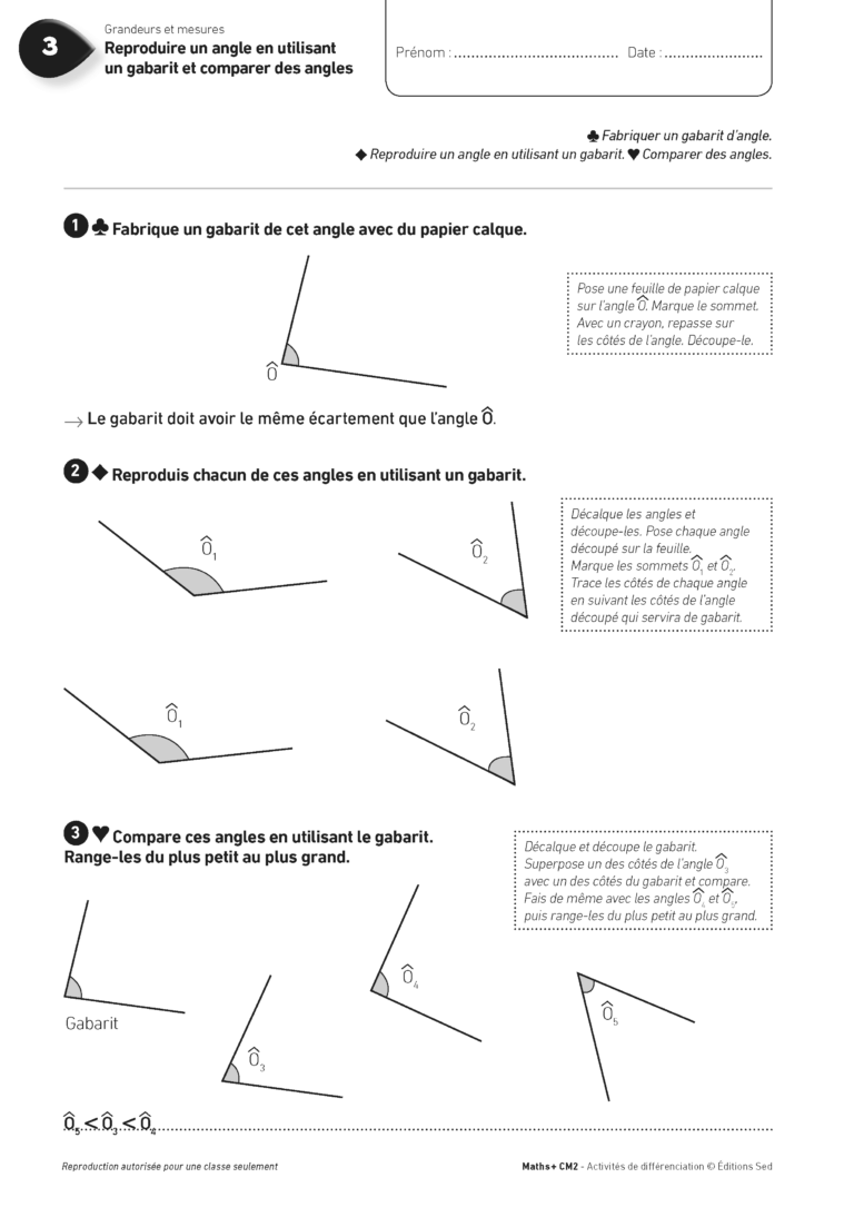 Aperçu : MATHS + – Classeur de différenciation – CM2 – Anciens programmes