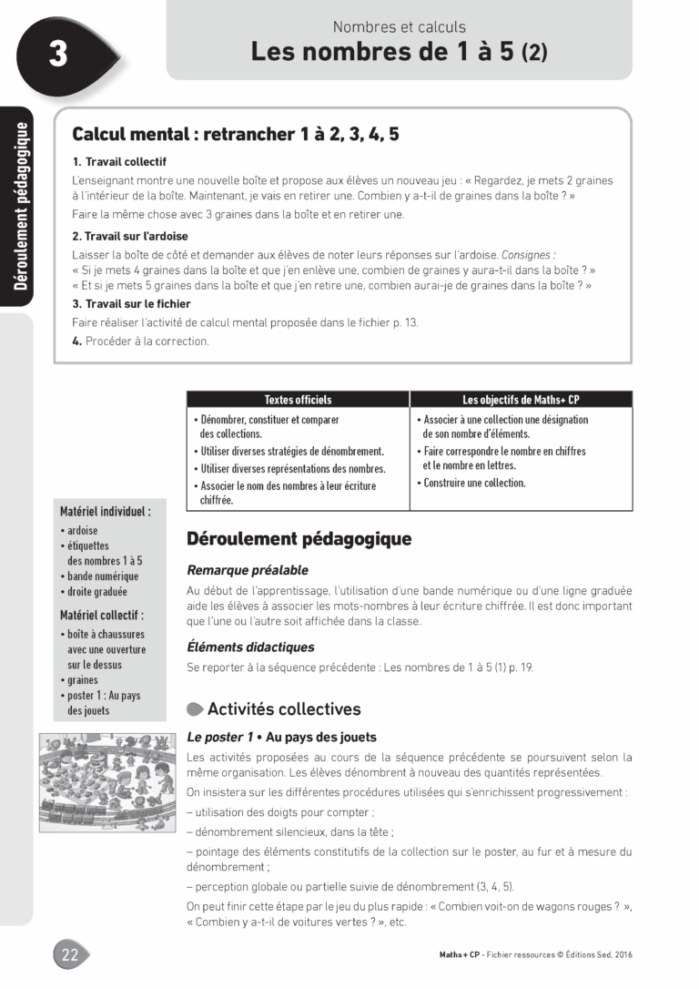 Aperçu : MATHS + – Fichier ressources + numérique – CP – Anciens programmes