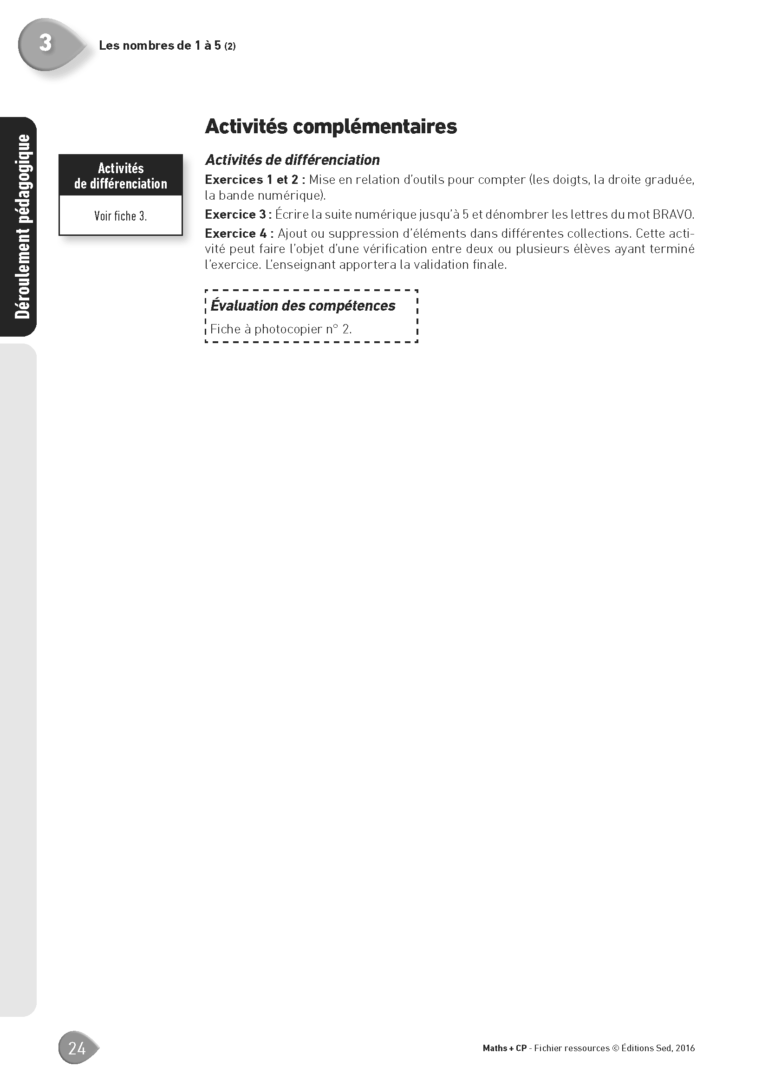 Aperçu : MATHS + – Fichier ressources + numérique – CP – Anciens programmes