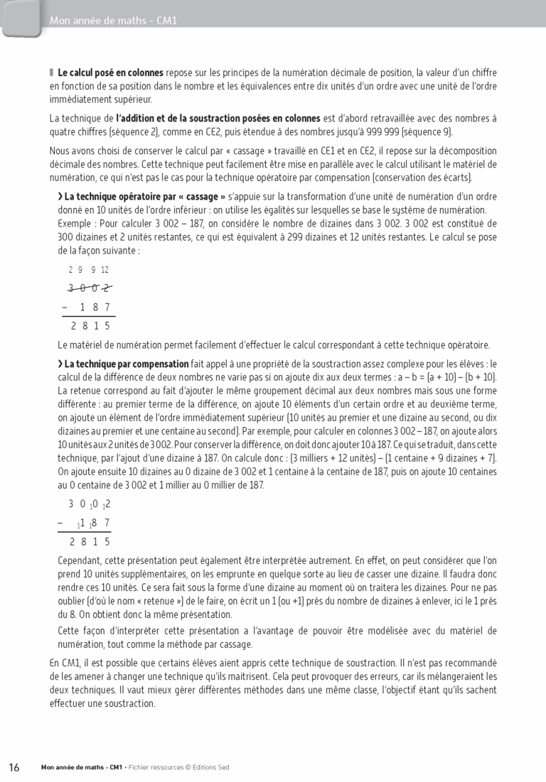 Aperçu : Fichier ressources + guide + numérique – CM1