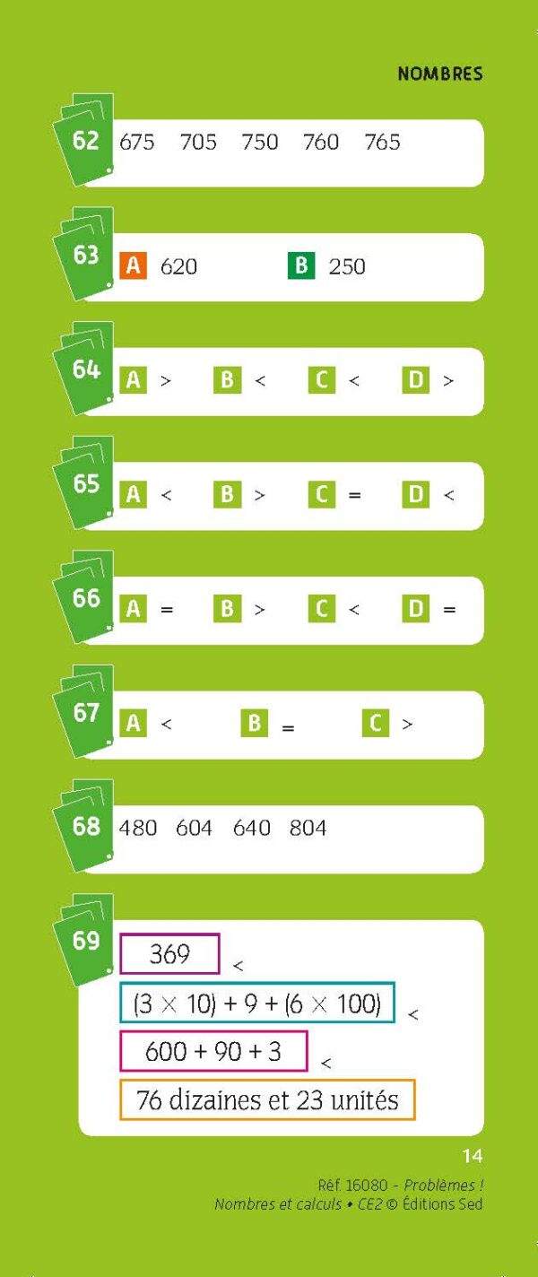 Problèmes ! Nombres et calculs - CE2 - Corrigés_Page_2
