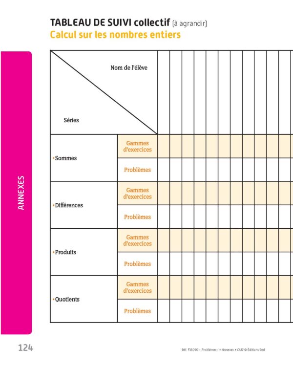 Problèmes ! Nombres et calculs - CM2 - Fichier Ressources_Page_12
