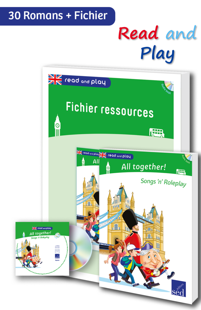 READ and PLAY - All together - 30 romans + FR+ CD - Cycle 3