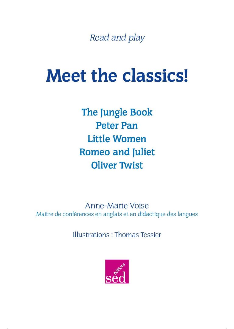 Aperçu : Meet the classics ! – 12 livres + FR – Cycle 3