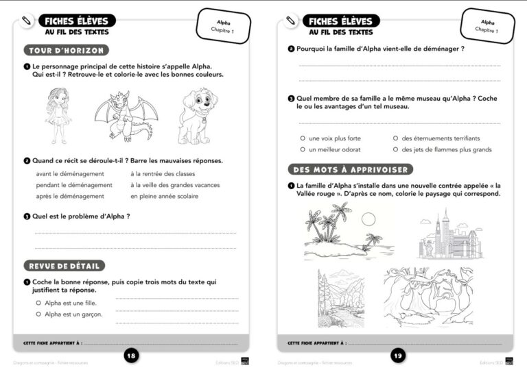 Aperçu : BDL – Dragons et compagnie – 6 romans + fichier