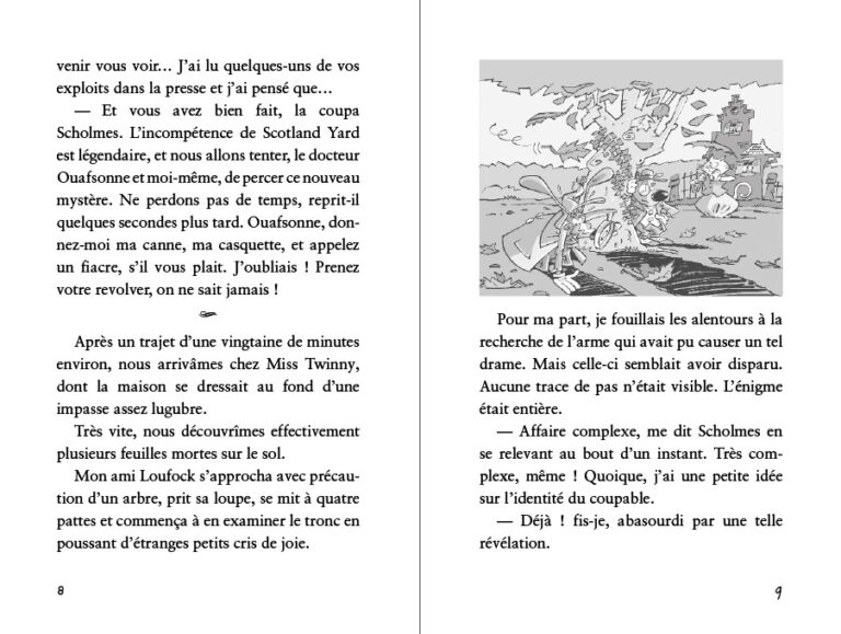 Aperçu : BDL – Les enquêtes de Loufock Scholmes – Roman