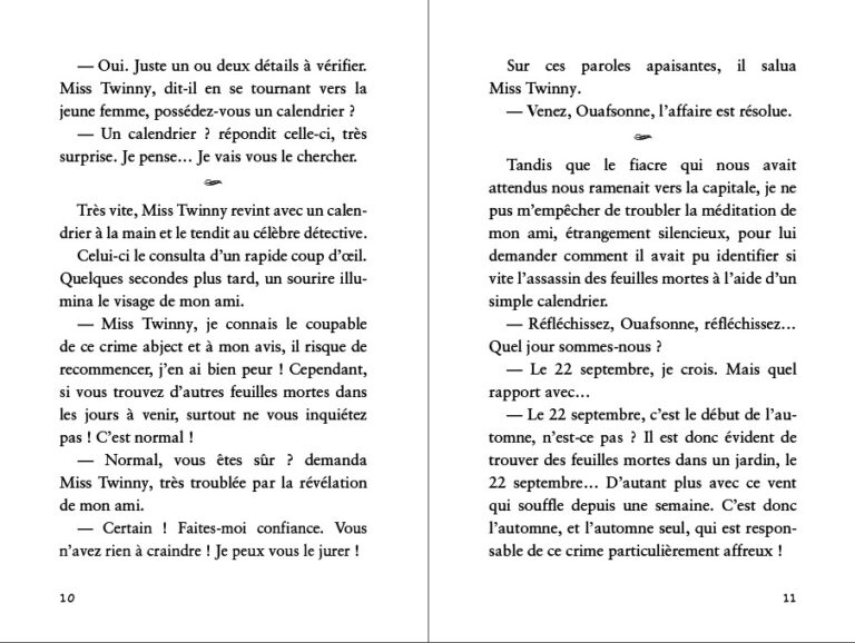 Aperçu : BDL – Les enquêtes de Loufock Scholmes – Roman