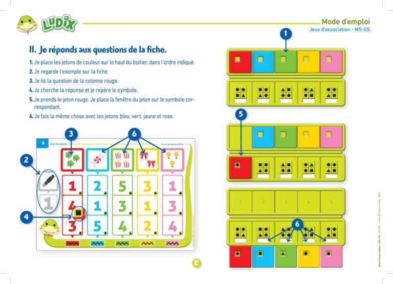 Aperçu : Jeux d'association 3 – Sériation – MS/GS