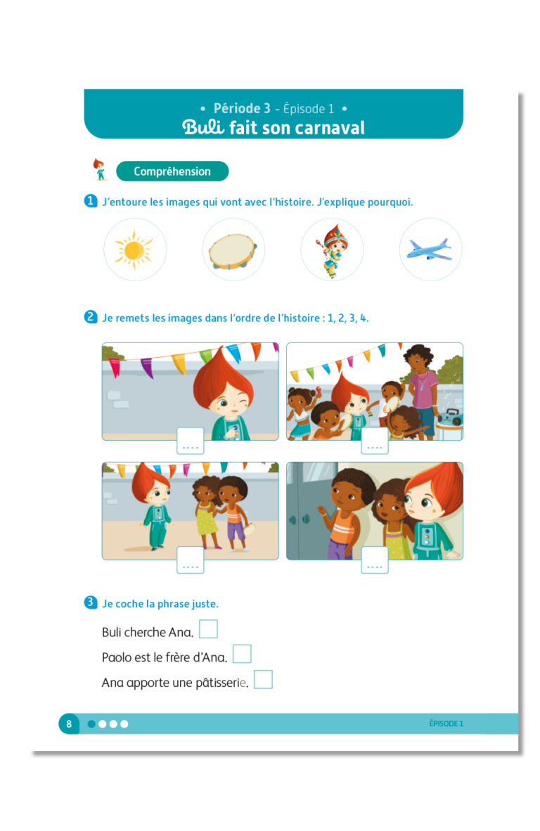 Aperçu : Cahier de l'élève n°2 – CP – Programmes 2025