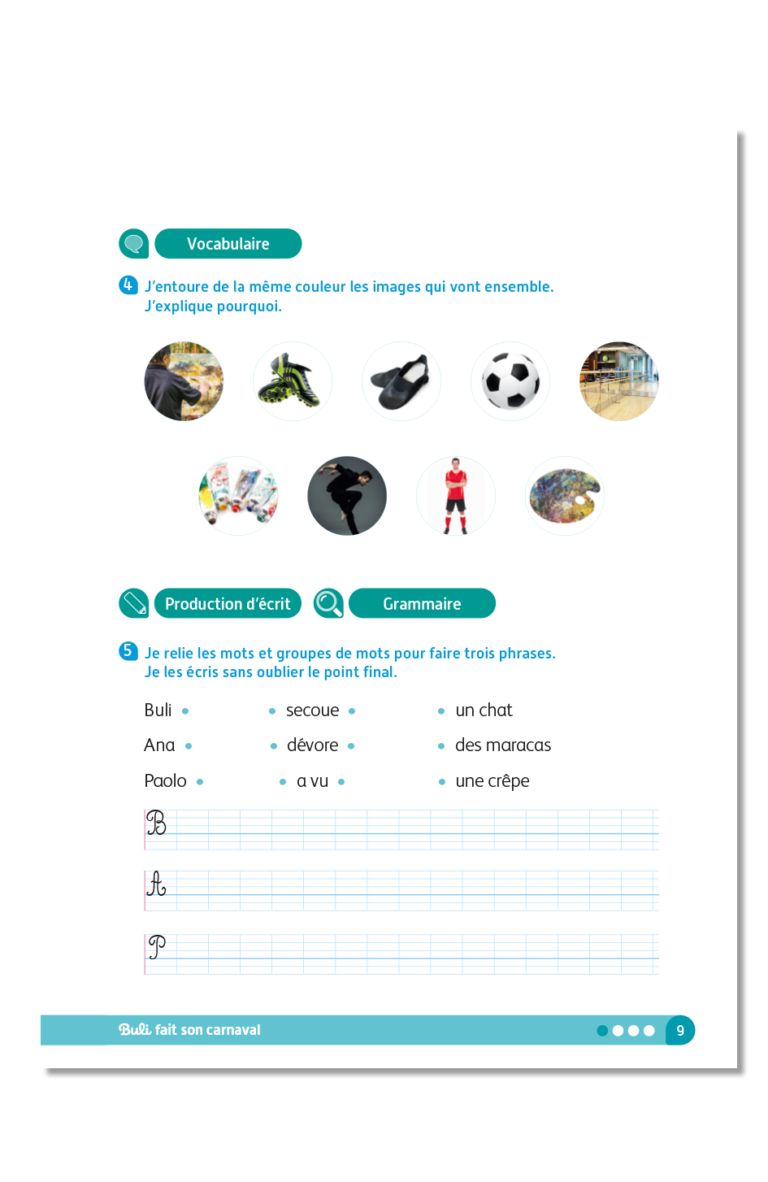 Aperçu : Cahier de l'élève n°2 – CP – Programmes 2025