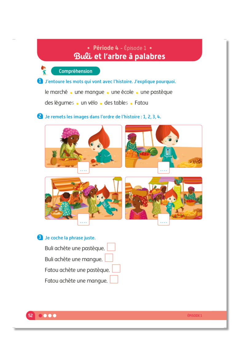 Aperçu : Cahier de l'élève n°2 – CP – Programmes 2025