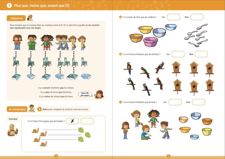 Aperçu : MATHS + – Lot de 3 cahiers – CP – PROGRAMMES 2025