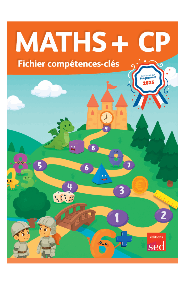 Aperçu : MATHS + – Lot de 3 cahiers – CP – PROGRAMMES 2025