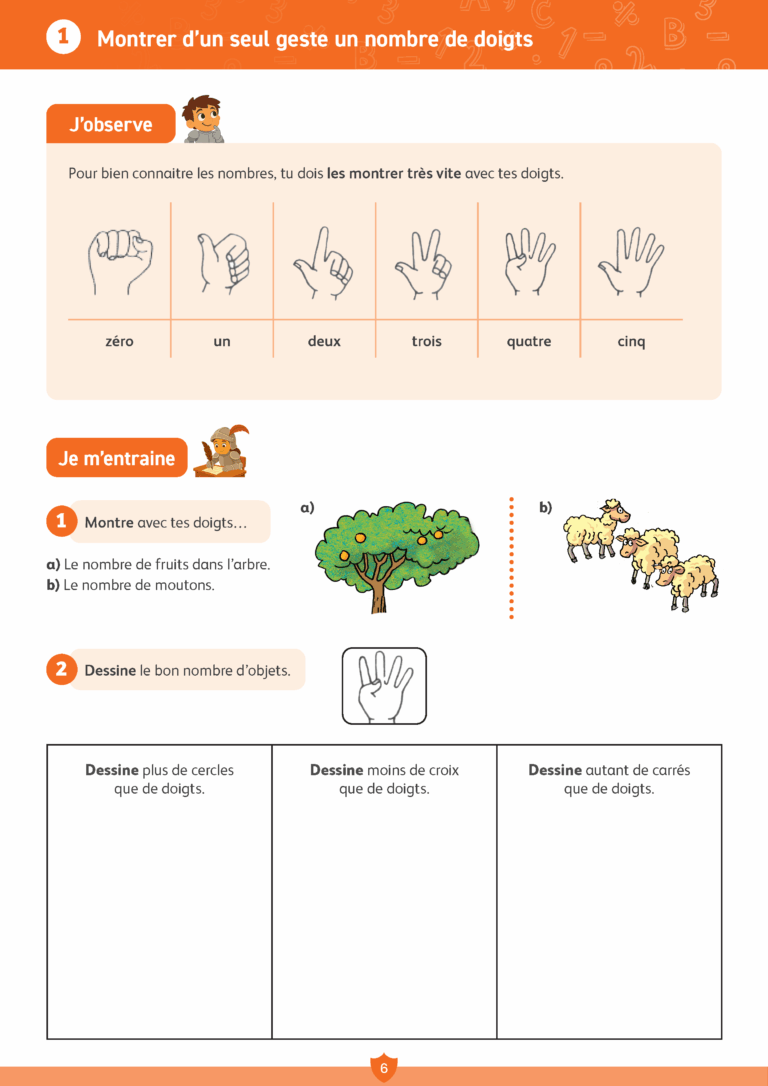Aperçu : MATHS + – Fichier de compétences clés – CP – PROGRAMMES 2025