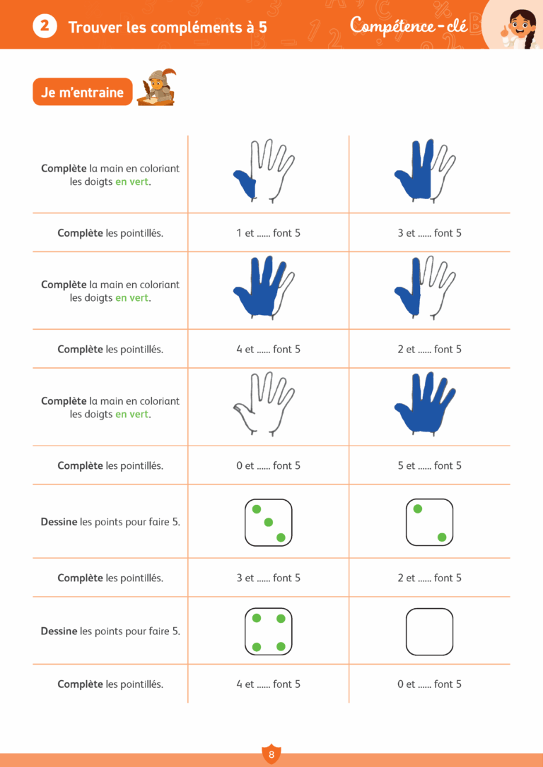 Aperçu : MATHS + – Fichier de compétences clés – CP – PROGRAMMES 2025