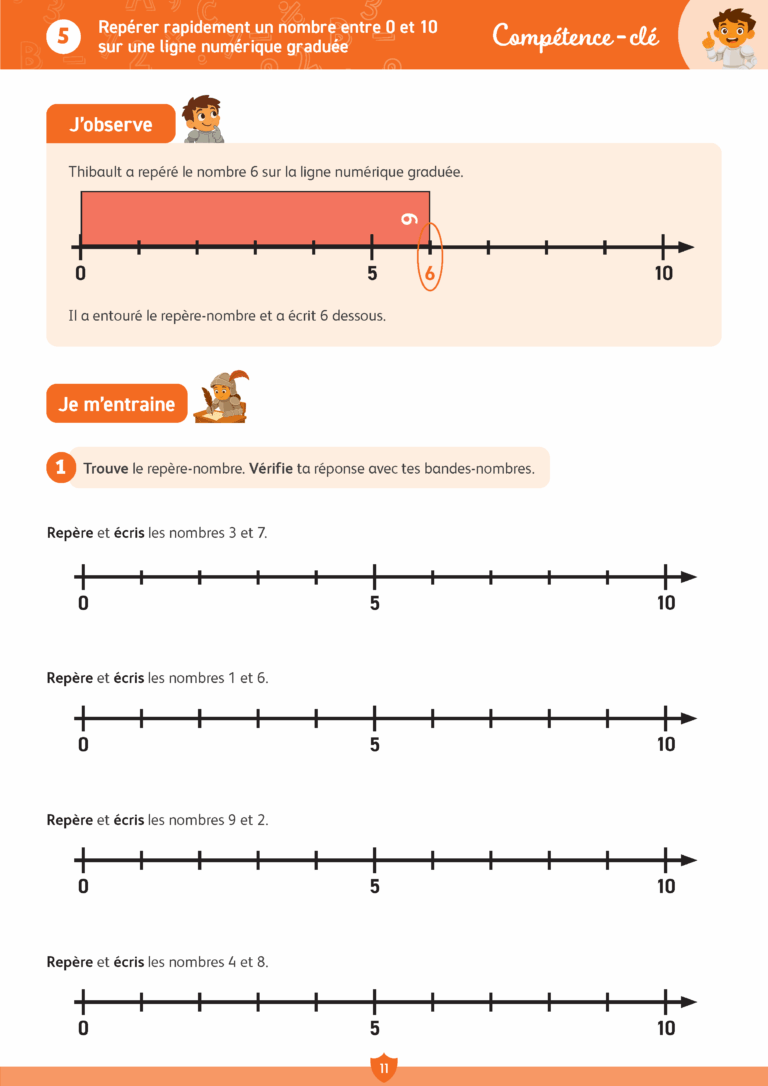 Aperçu : MATHS + – Fichier de compétences clés – CP – PROGRAMMES 2025