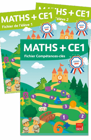 MATHS + – Lot de 3 cahiers – CE1 – PROGRAMMES 2025