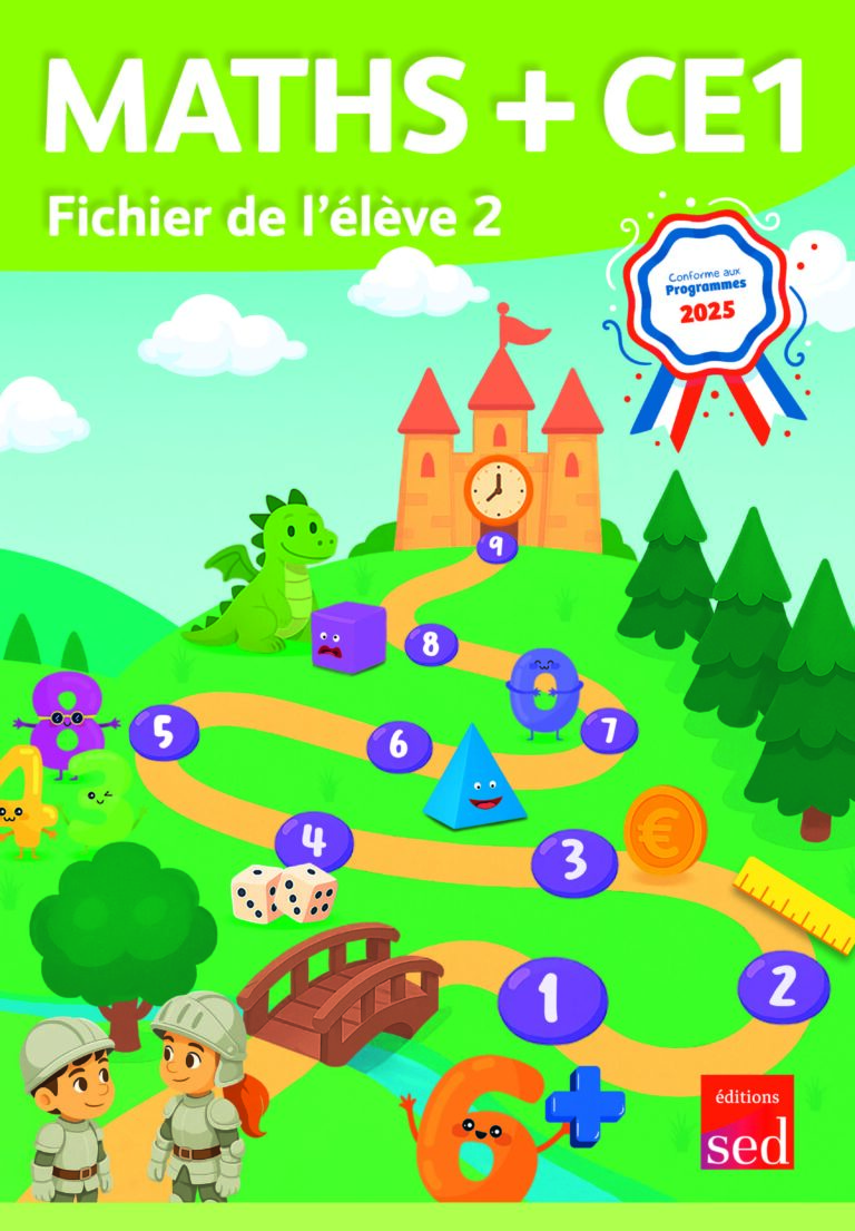 Aperçu : MATHS + – Lot de 3 cahiers – CE1 – PROGRAMMES 2025