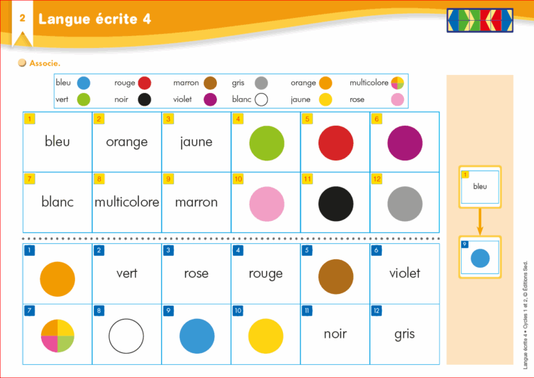 Aperçu : Langue écrite 4 – GS