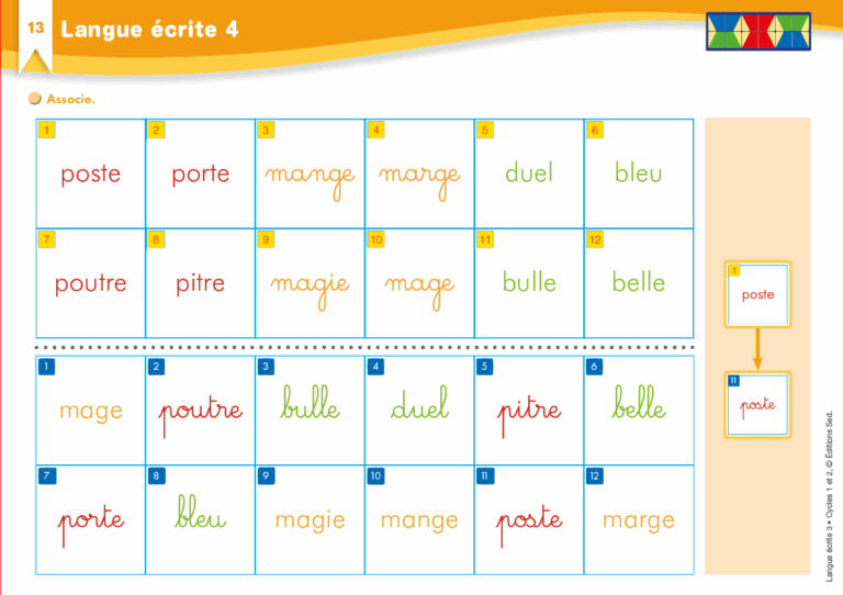 Aperçu : Langue écrite 4 – GS
