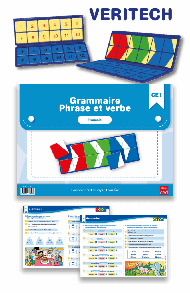 VERITECH - Grammaire - Phrase et verbe - CE1